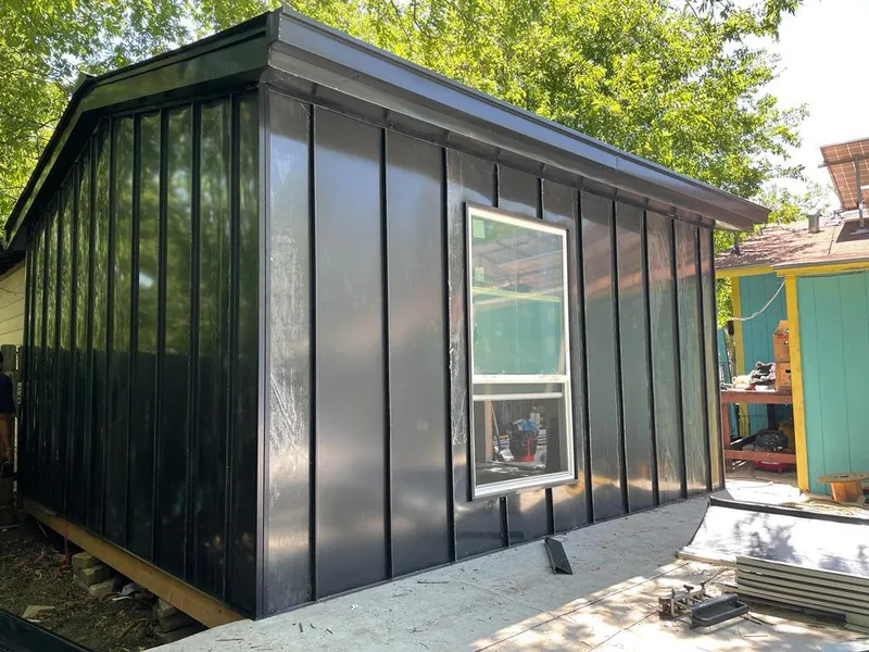 Black standing seam metal wall panels for Roof Inspection in Oxon Hill